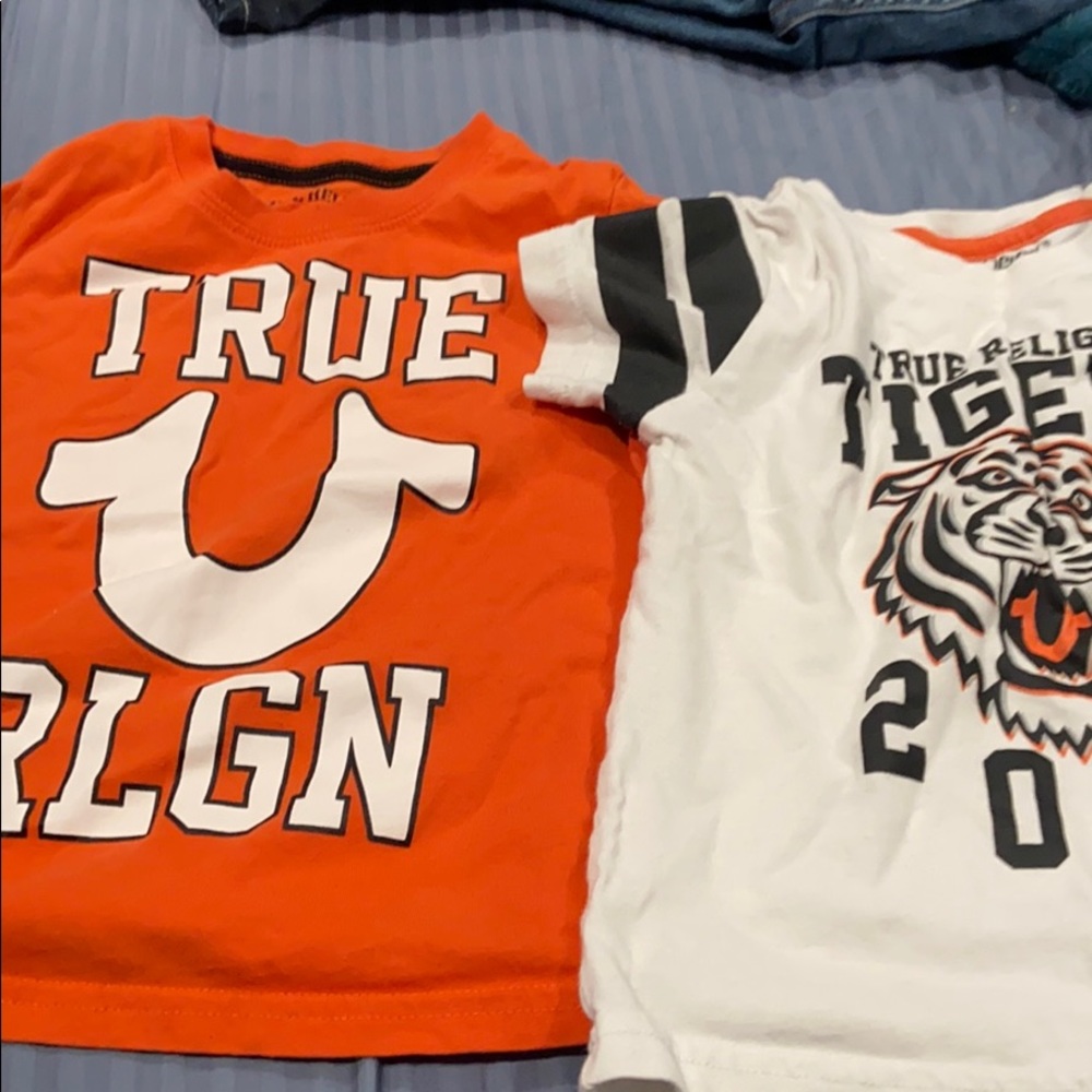 both 2 top True religion Boy 24M